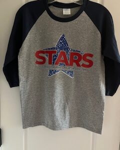 Raglan with Large STAR across the front