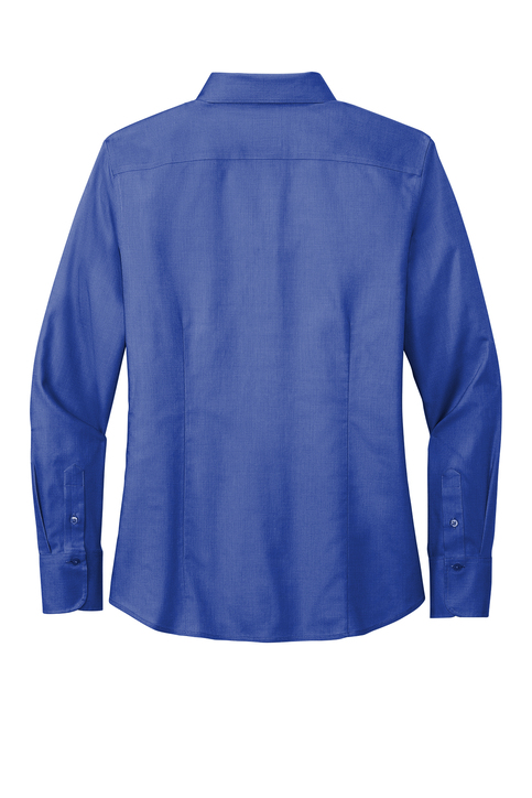 Brooks Brothers® Women’s Wrinkle-Free Stretch Nailhead Shirt w/left chest imprint - Image 7
