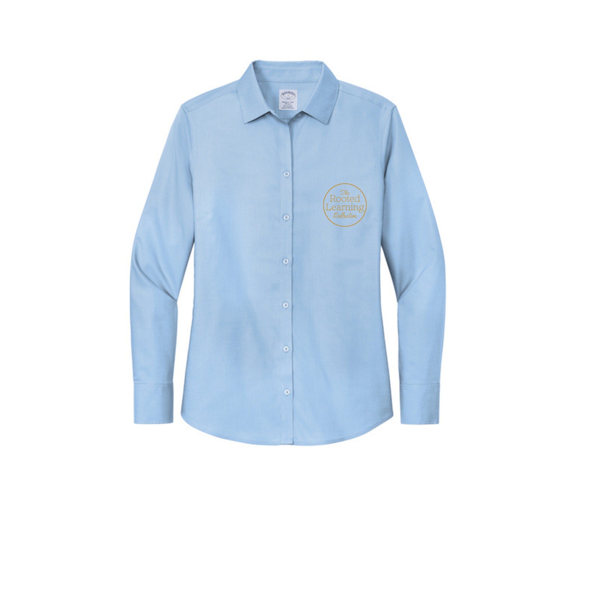 Brooks Brothers® Women’s Wrinkle-Free Stretch Nailhead Shirt w/left chest imprint - Image 3