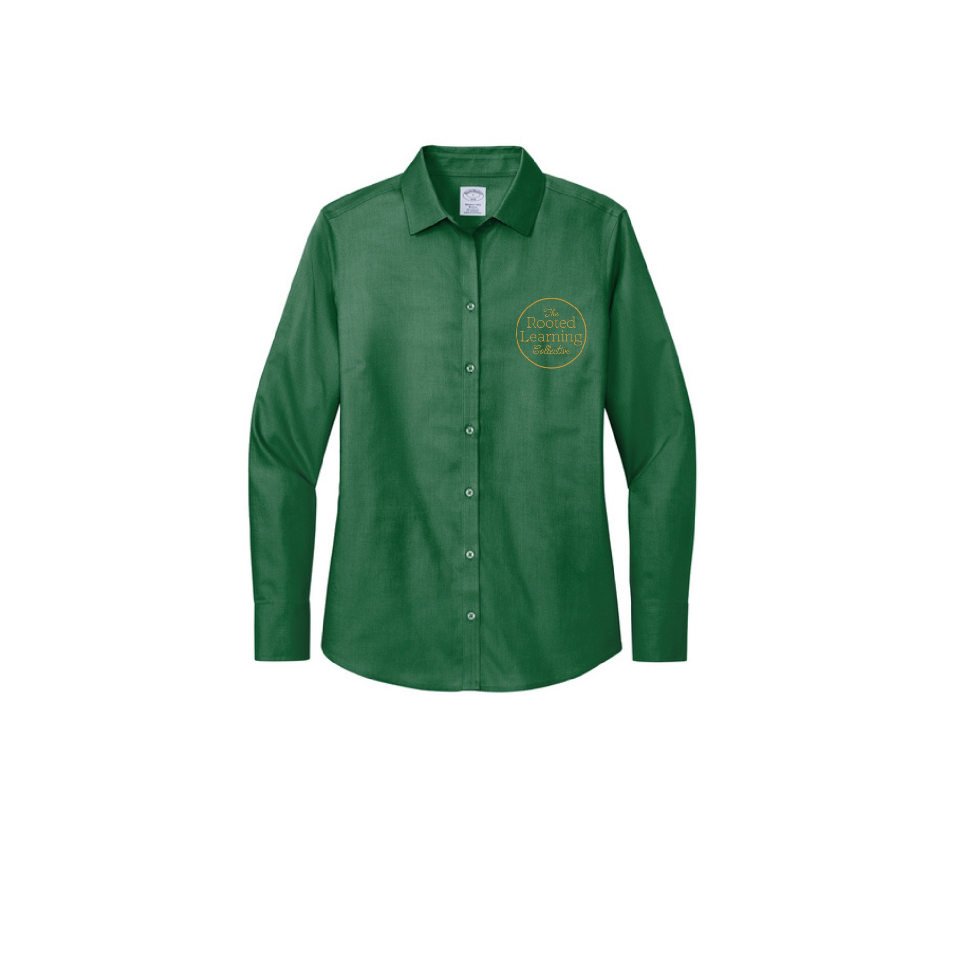 Brooks Brothers® Women’s Wrinkle-Free Stretch Nailhead Shirt w/left chest imprint - Image 5