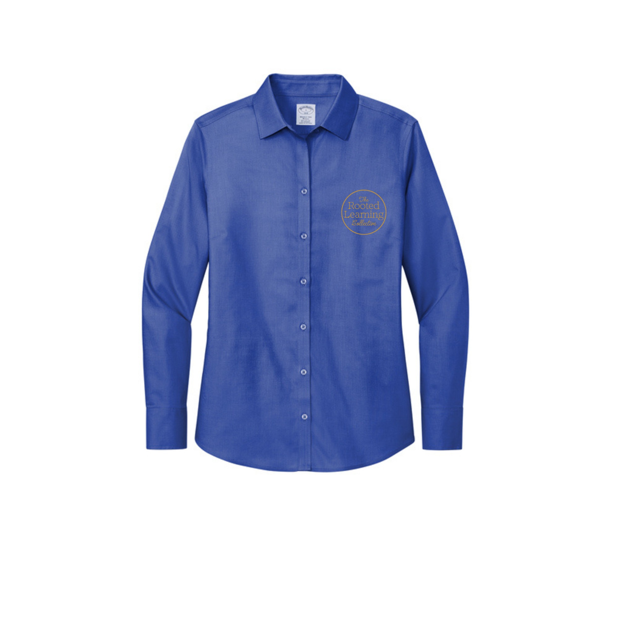 Brooks Brothers® Women’s Wrinkle-Free Stretch Nailhead Shirt w/left chest imprint - Image 6
