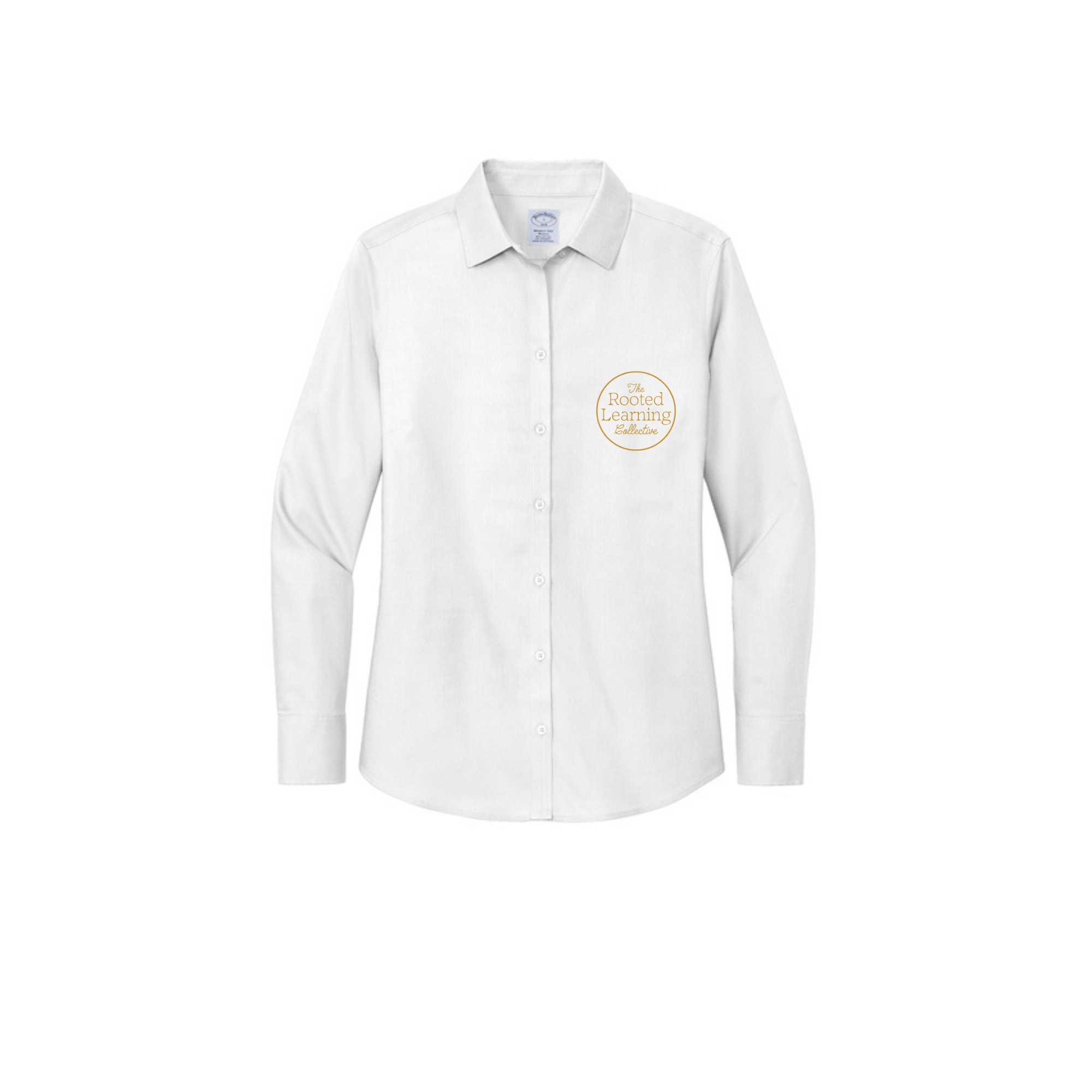 Brooks Brothers® Women’s Wrinkle-Free Stretch Nailhead Shirt w/left chest imprint - Image 2