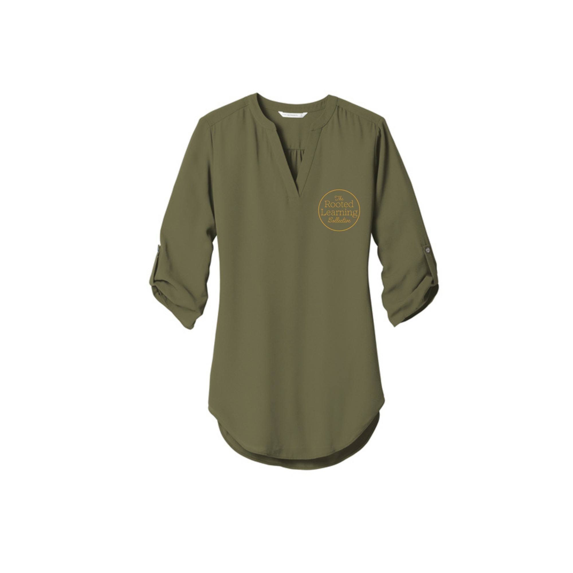 Port Authority Women's 3/4 Sleeve Tunic Blouse - Image 3