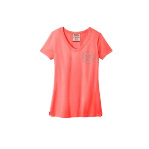 Port & Co™ Women's Beach Wash® Garment-Dyed V-Neck Tee