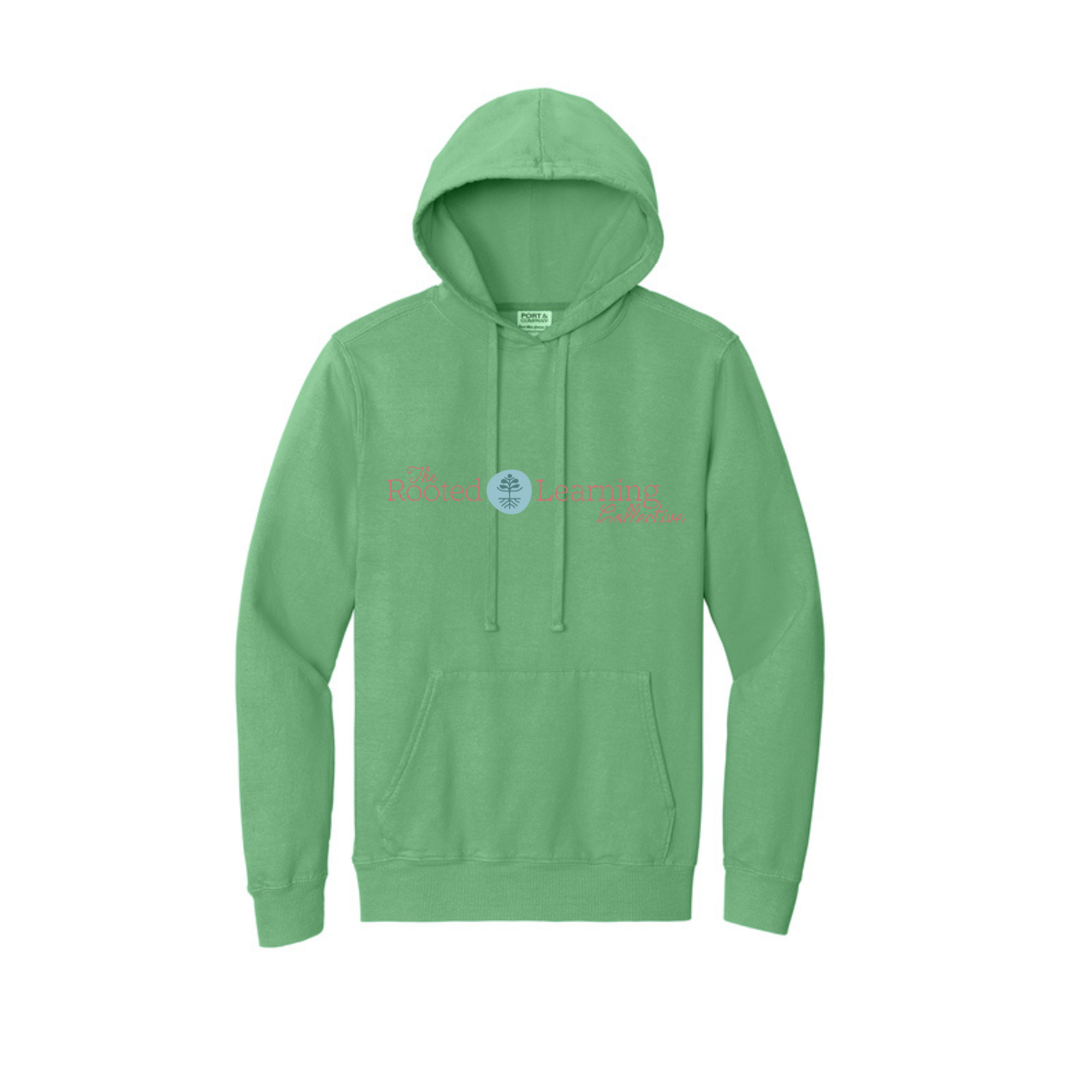 Port & Co Beach Wash Pullover Hooded Sweatshirt with embroidered logo - Image 7