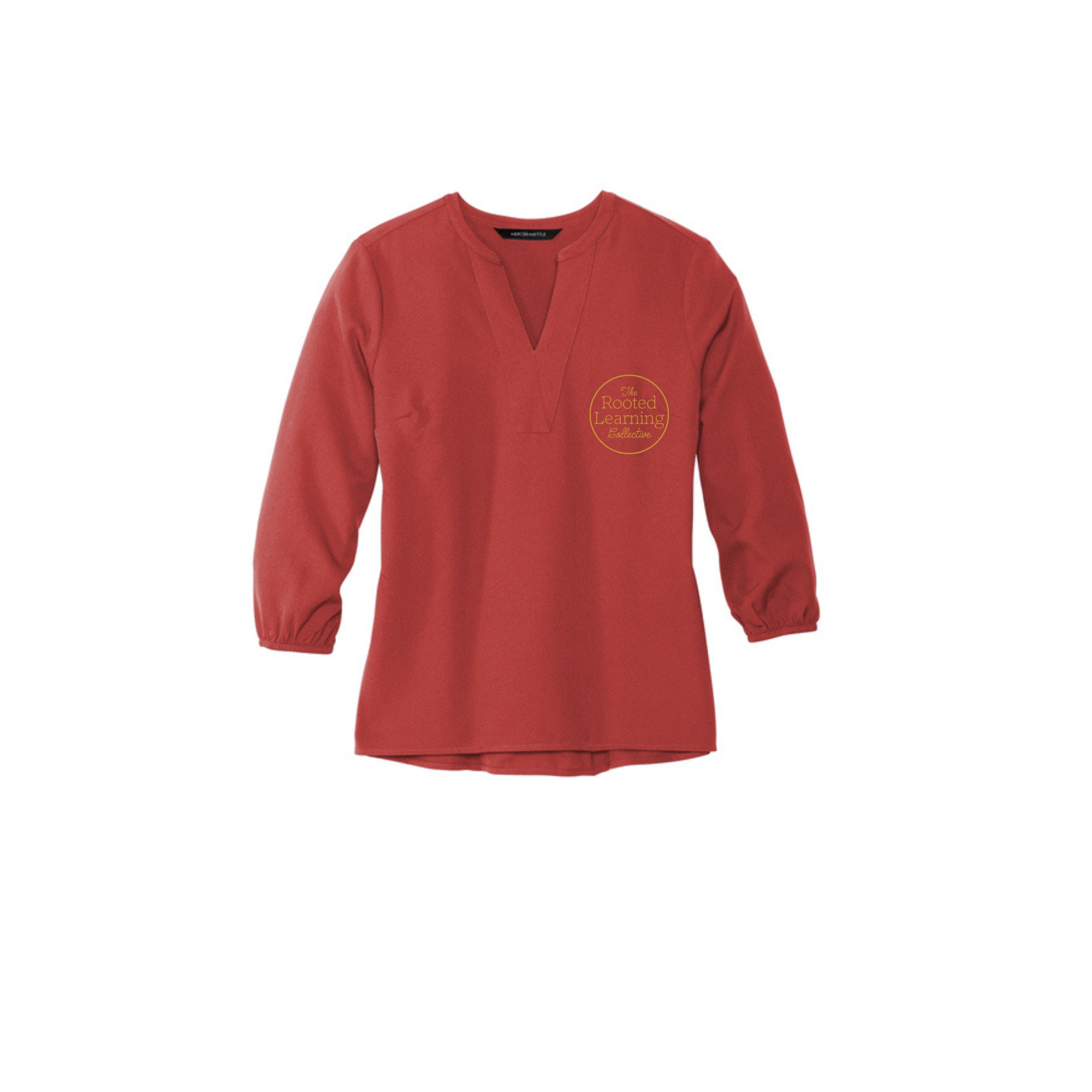Mercer+Mettle® Women's Stretch Crepe 3/4-Sleeve Blouse