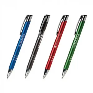 Customized Sonata Pen with Silver Logo Engraving