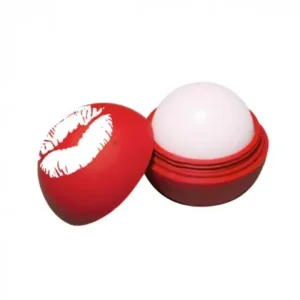 Round Lip Balm with imprinted logo