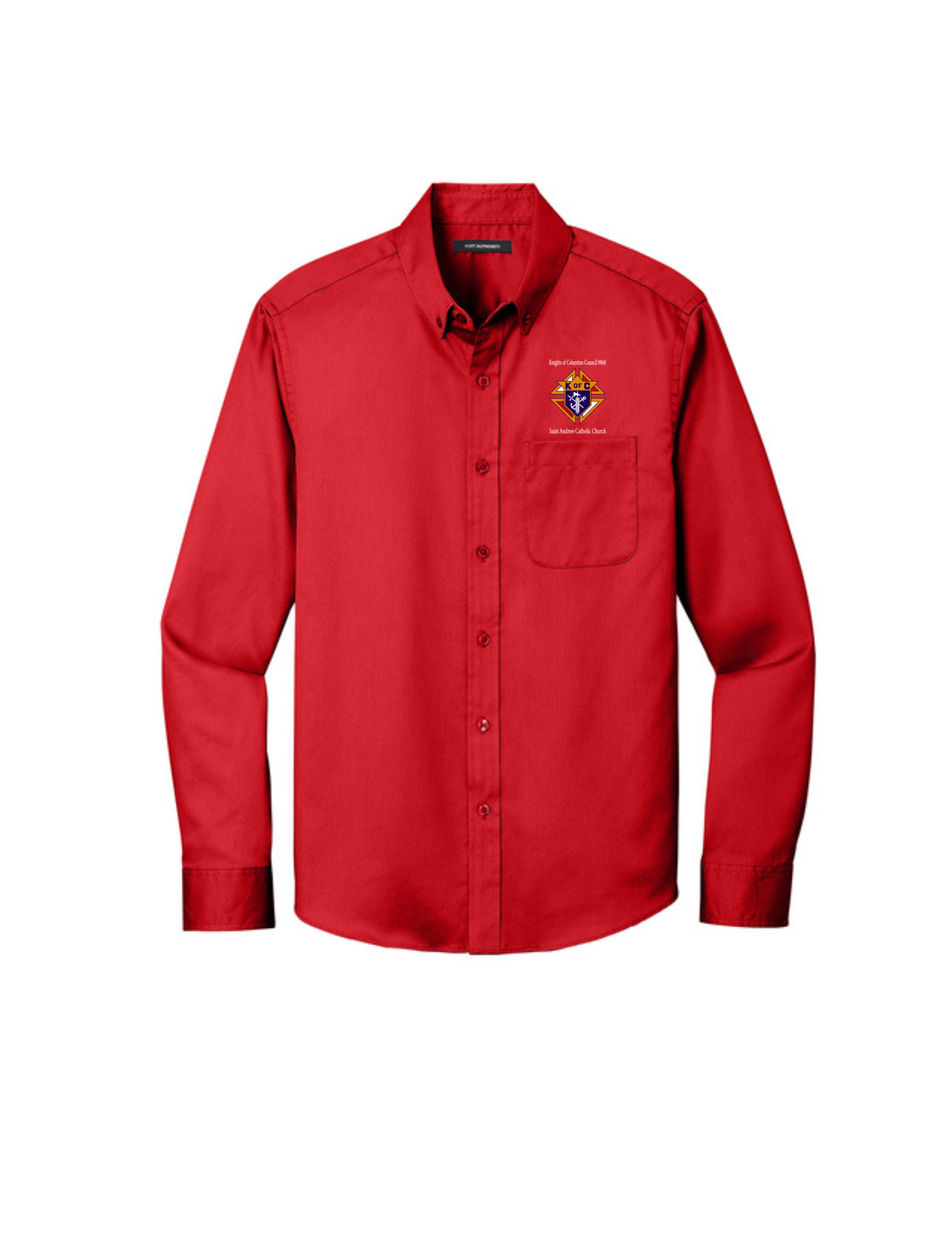 Port Authority Long Sleeve Easy Care Shirt with embroidered logo